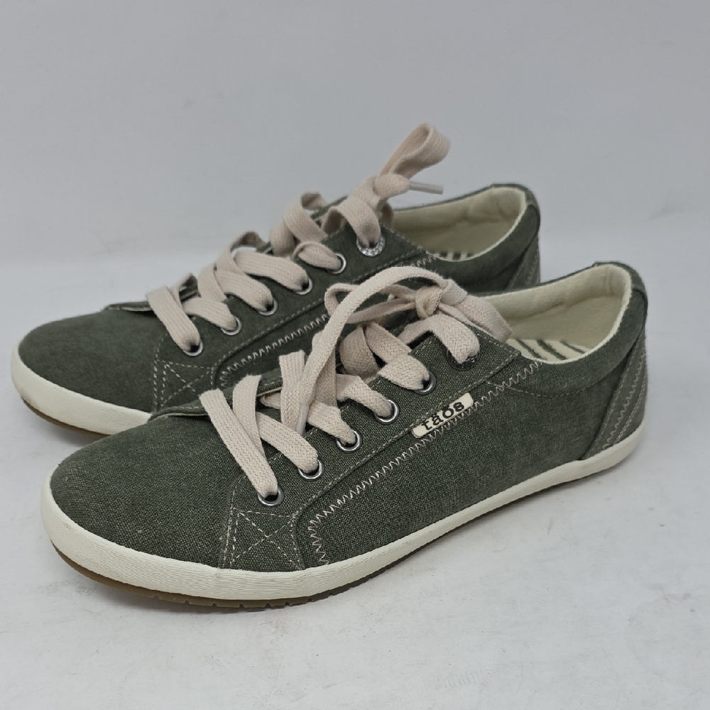 Taos Star Sneakers Womens US 8 Brown Canvas Round Toe Lifestyle Shoes Size 7.5